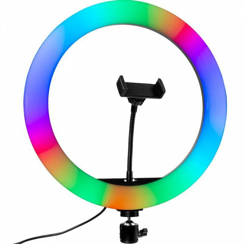 b11cc4bc8ed0fdb5296a648674c11357 MJ33 RGB LED Soft Ring Light Providing Bright Illumination With Adjustable Colors - Image 3