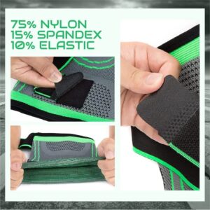 Knee Support Band For Pressure Weaving With 3D Weave Protection Against Injury Pressure Adjustable Knee Support For Men