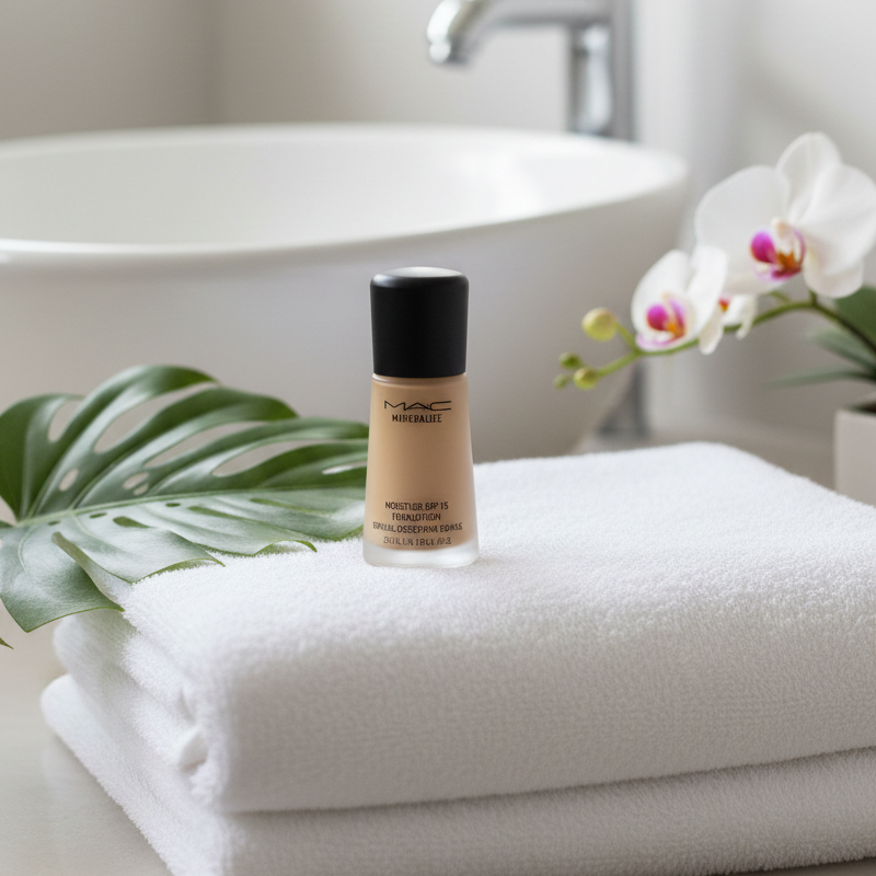 b3ffce5132a0473db2845e8952144377 MAC Mineralize Moisture SPF 15 Foundation – NC15 | Hydrating, Natural Satin Finish - Image 3