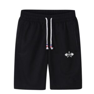 Branded Menβs Shorts Pocket BLACK | MEN | for Gym, Sports & Fitness