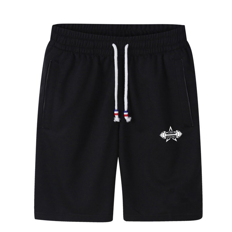 Branded Men’s Shorts Pocket BLACK | MEN | for Gym, Sports & Fitness