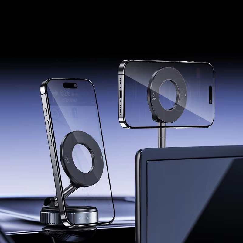 b5075d4ca6772ab89a0332aef3a819ac Magnetic 360° Magnetic Car Phone Holder With Strong Suction Base - Image 2