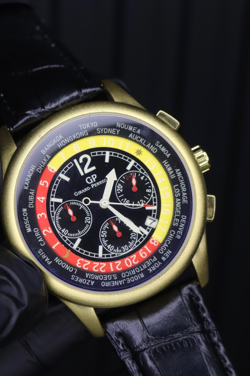 b61a853bd55cee57f92ee8c3a366313e Casino Design Chronograph Leather Strap Watch Vintage Inspired Dial Functional Sub Dials Precise Quartz Movement - Image 4