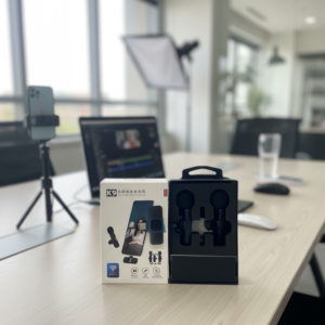 K9 Double Mic | Type‑C Connector | Good Sound Quality | Long Battery Time | Portable Wireless