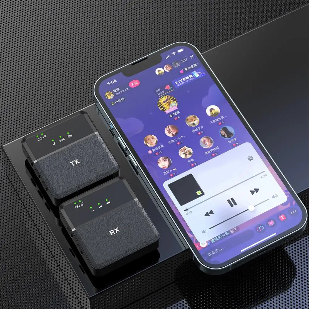 b887728e7214b4a881be538500164198 SX9 Wireless Microphone For Android, PC, Laptop, Tablet & Camera | 360° Noise Reduction HD Dual Mic | Long Battery Life - Image 3