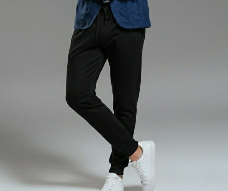 b9012abe4c29807da4fa488d9d51780e Black Trouser with Double Side Zipper Pockets | Comfortable & Stylish Casual Bottom | Premium Fabric - Image 2