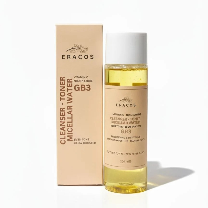 b9ddbf997039c0266c236791138fc8e0 Eracos GB3 Cleanser Toner Micellar Water Gentle Formula Removes Makeup Clears Impurities Refreshes Skin Provides Smooth - Image 2