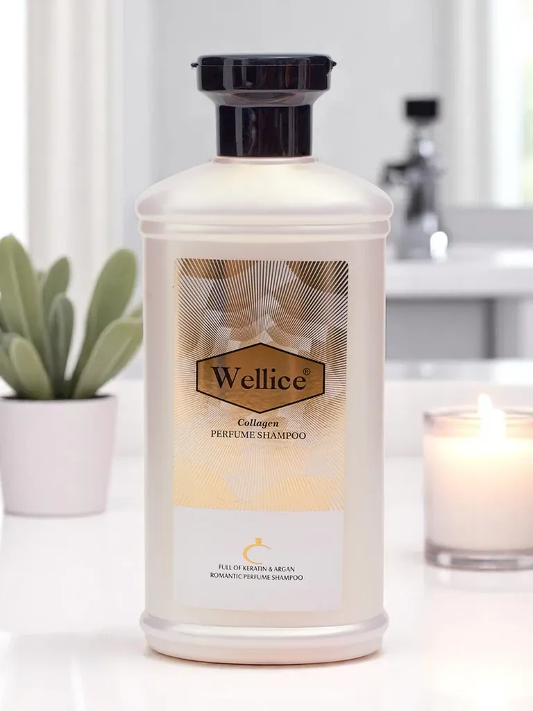 baaf5d10c6426bdc6635bd87adb44019 Wellice Collagen Perfume Shampoo – Strengthening Formula with Long-Lasting Fragrance for Smooth & Shiny Hair - Image 3