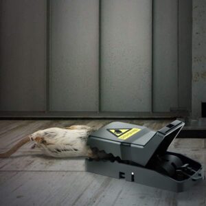 Heavy Duty Reusable Plastic Mouse Trap – Durable & Safe Mouse Catcher for Effective Rodent Control