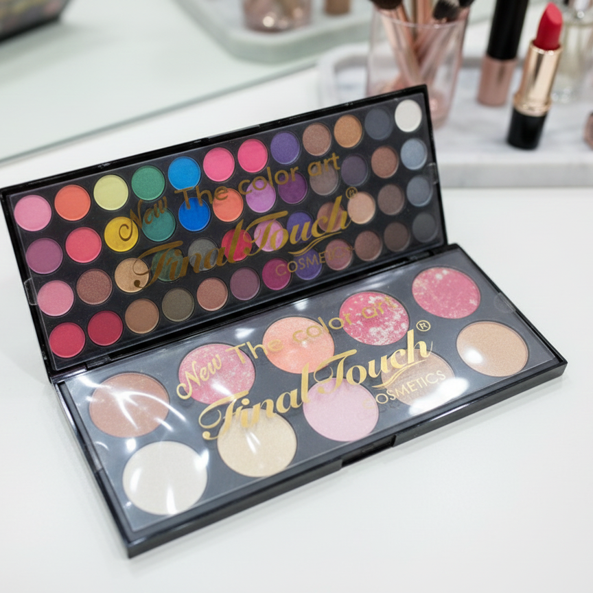 bbb09d384884a8db693f63f1d8907744 Final Touch Matte Palette | 48 Colors Eyeshadow, Blusher & Highlighter | Professional Makeup Kit