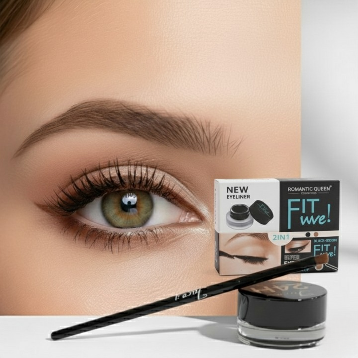 bc1b25f699452a770a3cec79f8e58511 2 Pcs Face It Gel Eyeliner Set – Long-Lasting Smudge-Proof Gel Liner In Black And Brown Shades For Perfect Eye Definitio - Image 2