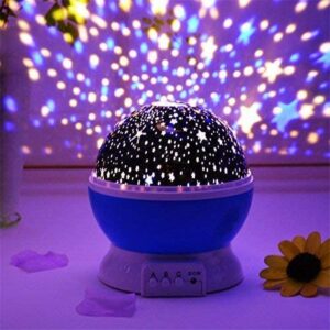 Night Light Star Lamp Starry Sky Projector | 360° Rotating LED Star Light Lamp With Multicolor Projection | Perfect Tabl
