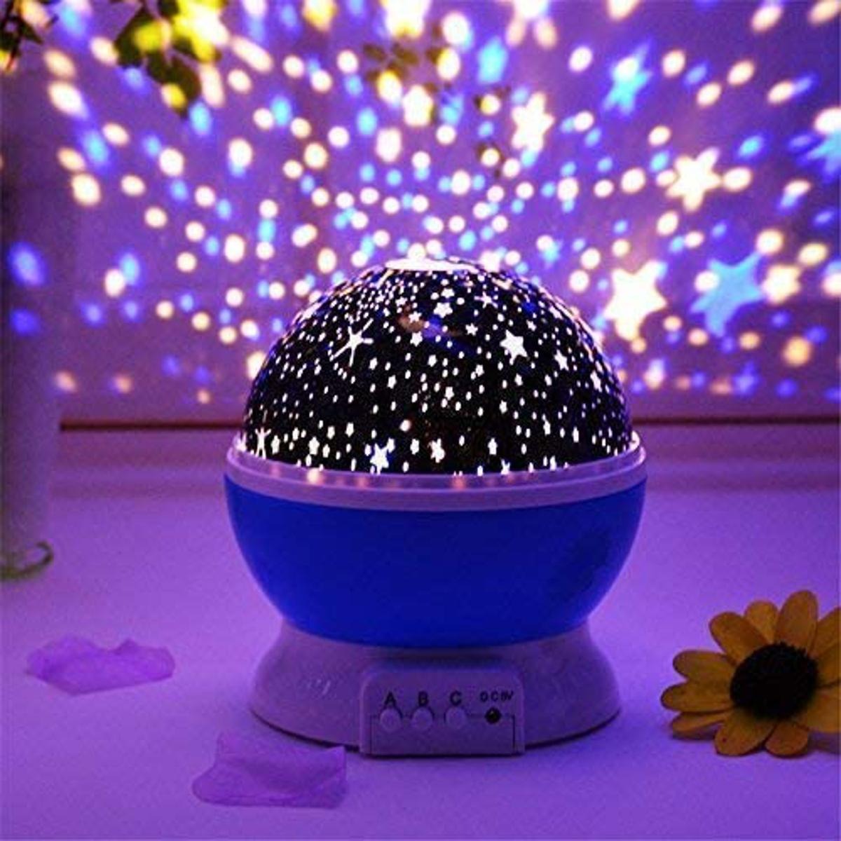 bc7db7b56f2c4de46591a4b0572f5281 Night Light Star Lamp Starry Sky Projector | 360° Rotating LED Star Light Lamp With Multicolor Projection | Perfect Tabl
