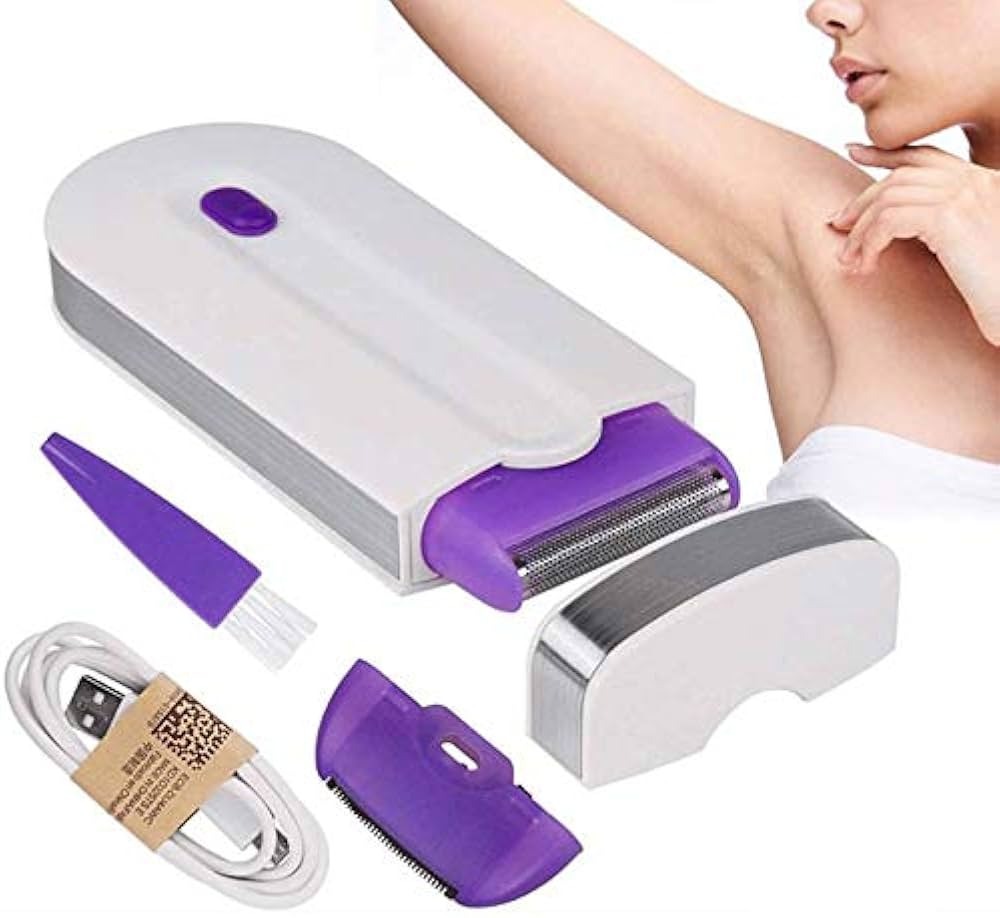 bda398838e7e0693e0bf0fb48702d129 Portable Rechargeable Yes Hair Remover, Painless Epilator Shaver for Women, Featuring USB Charging, Underarm/Body Hair R - Image 3