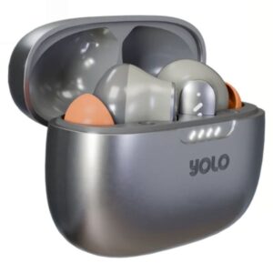 Yolo Aria Earbuds – ANC, 13mm Bass Boost Driver, 24H Playback | Bluetooth 5.3, Quad Mic, Gaming & Music Modes