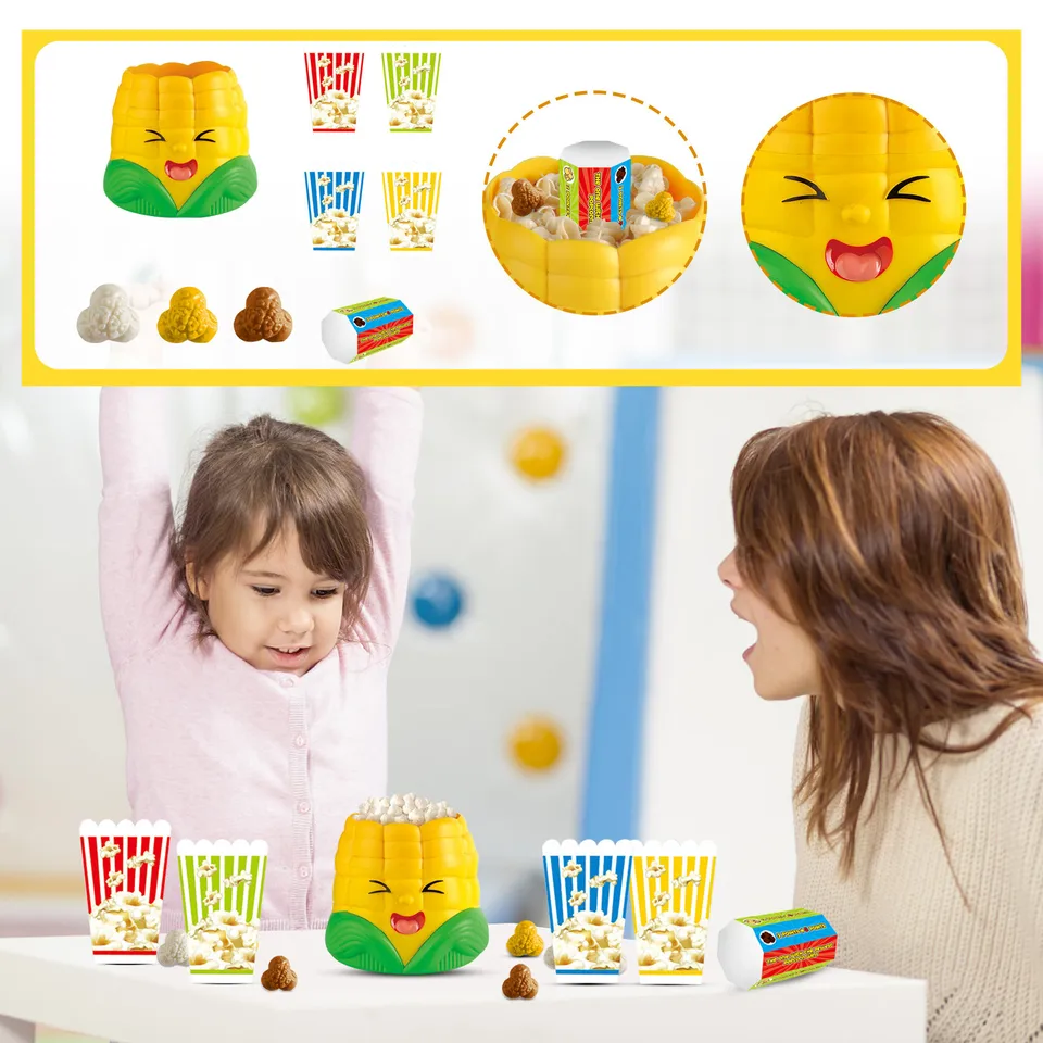 be3a65192432c722f299a3856365afbd Fun Popcorn Game Toy for Kids – Interactive Jumping Popcorn Corn Game with Buckets & Tokens | Family Party Game - Image 2