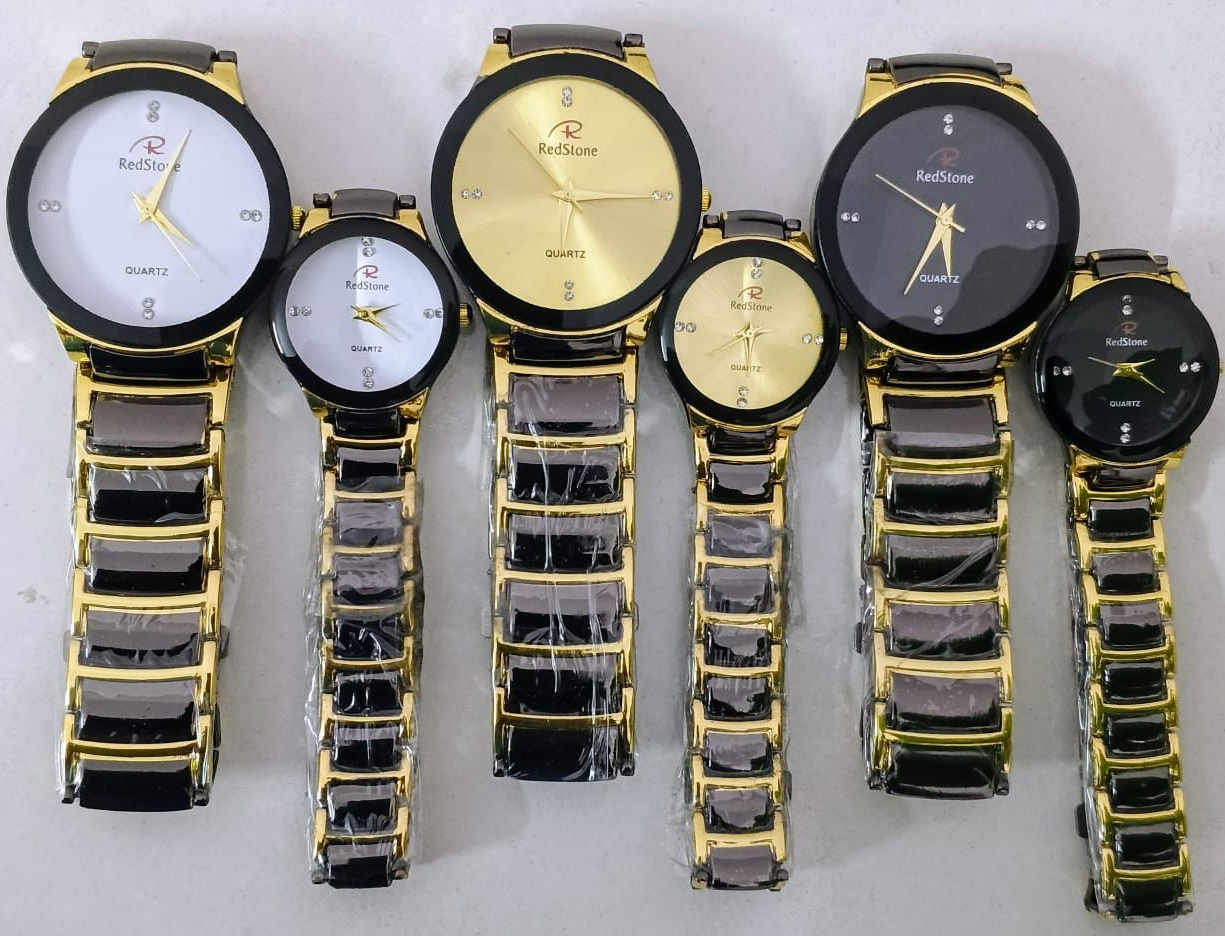 be8b3e8b699015c27a7c1be3495a2042 Redstone Quartz Couple Watch Durable Quality Stylish Design Perfect Choice For Daily Use And Gift Needs (Random Color & - Image 3