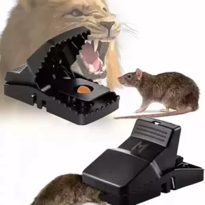 Durable Mouse Trap Pack Of 3 – Reusable Rodent Catcher For Home, Kitchen, And Office Use With Strong Spring Mechanism An
