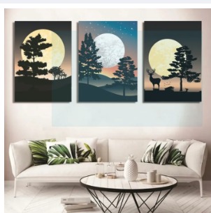c09e86fa6daca778a2a3942b147e1052 Set of 3 Wall Art Wooden Phototile Frames for Wall Decor