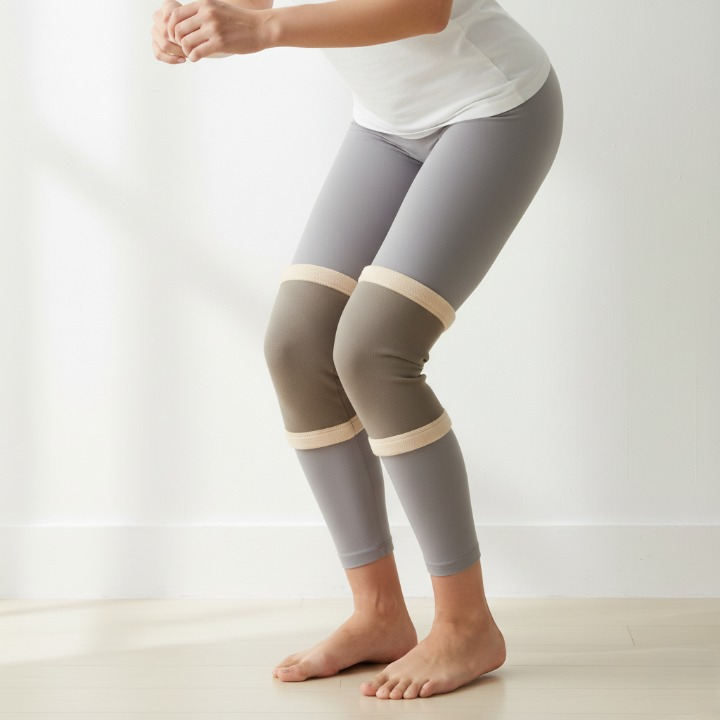 c3a48b609518f1c1c52695752b9193c7 1 Pair Elastic Knee Support Sleeve – Compression Knee Cover For Pain Relief, Joint Protection, And Sports Injury Recover