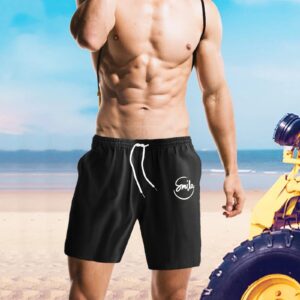 Black Side Pocket Summer Stylish Short for Men | Casual Loose Shorts for Summer, Outdoors, Fitness | Solid Color | Elast