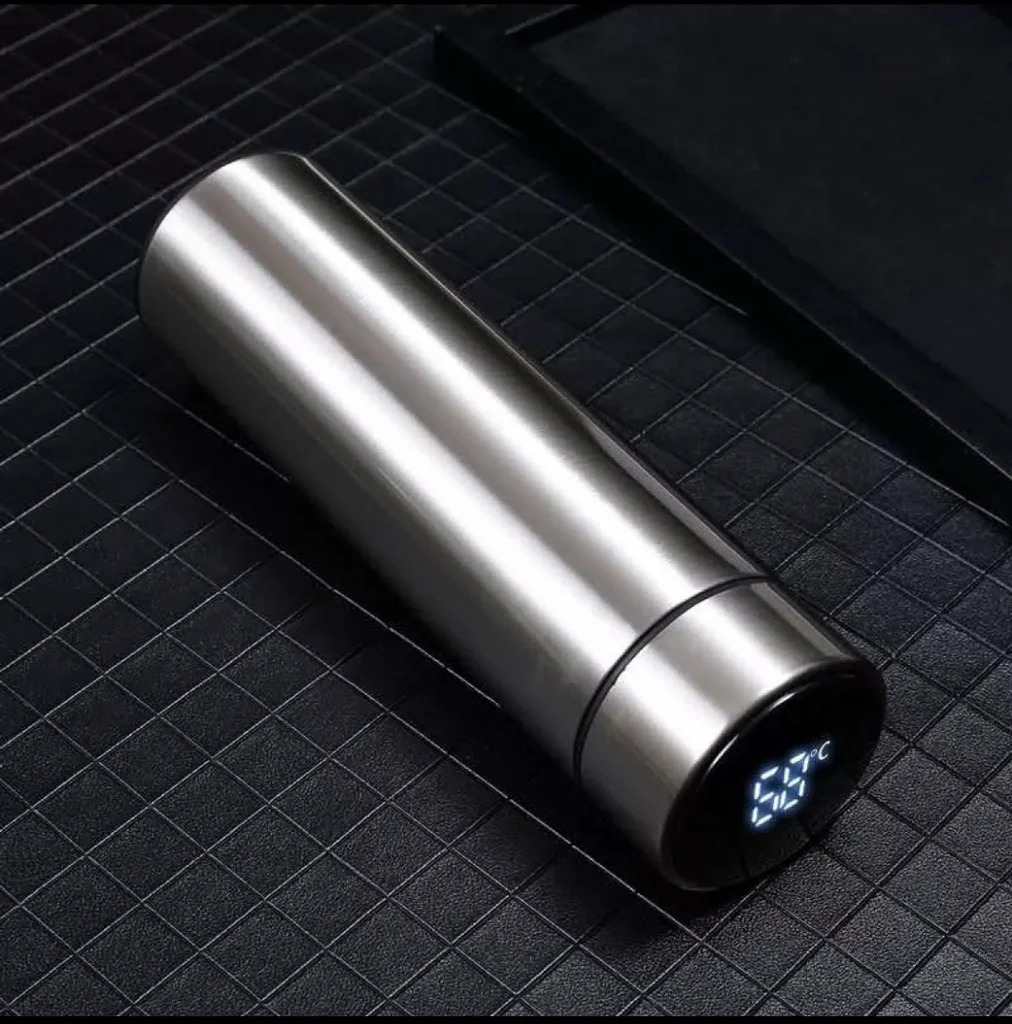 c43367dfa395003085f387d37f60348d Smart LED Stainless Steel Hot and Cold Bottle - 500ml Thermos Flask - Image 4