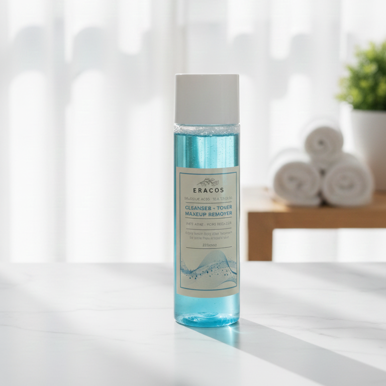 c57a7934b8cf0b13ce2d08d341a6f54e Eracos AA3 Cleanser Toner Makeup Remover Gentle Formula Clears Impurities Removes Makeup Refreshes Skin Provides Smooth - Image 3