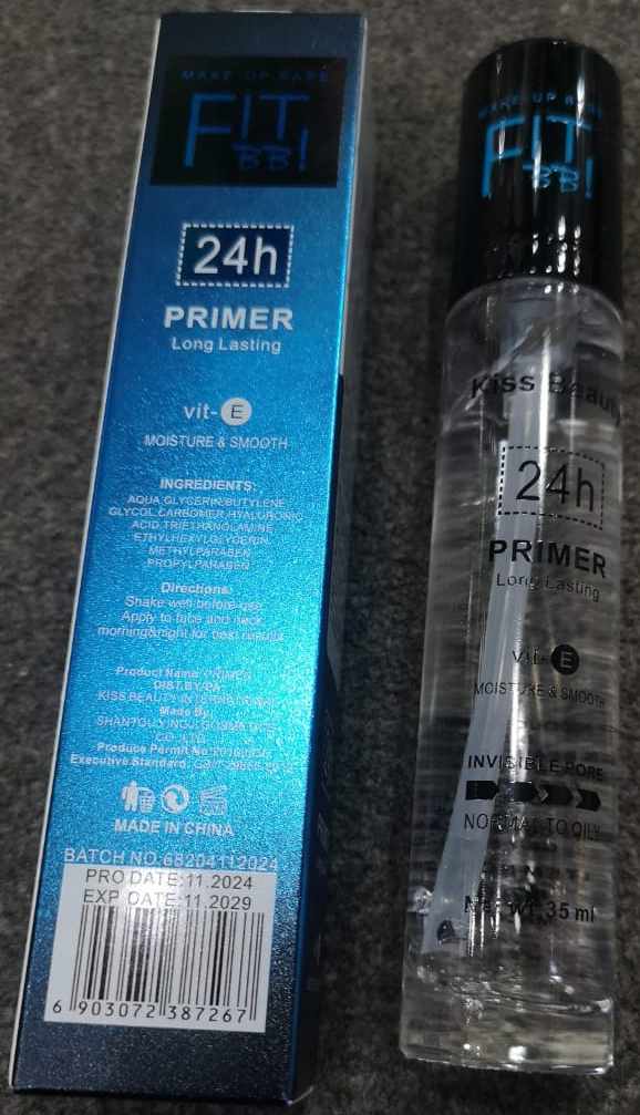 c631b56fdb42aac18cadf31bc118b903 Kiss Beauty 24H Face Makeup Primer Providing Smooth Base With Long Lasting Effect - 35ML - Image 4