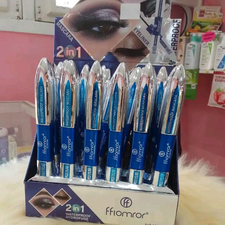 c6938a36c77ac9fef6c34697a1caf63d Flormar 2-In-1 Mascara & Eyeliner | Volumizing Lashes & Precise Eye Definition - Image 4