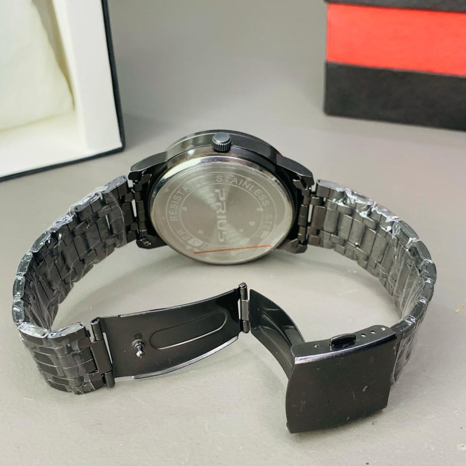 c70c19a745f3ed6b0c768431bf710014 Black Stainless Steel Magnetic Ball Watch Providing Modern Design Everyday Style Support - With Box - Image 3