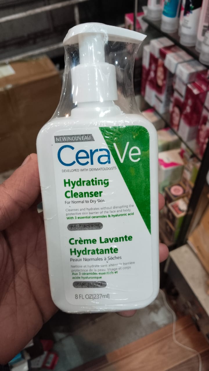 c723f6994fc78082a2390de35a4c5fba CeraVe Hydrating Cleanser with Hyaluronic Acid & Ceramides – Moisturizing Face Wash for Normal to Dry Skin (236ml) - Image 5