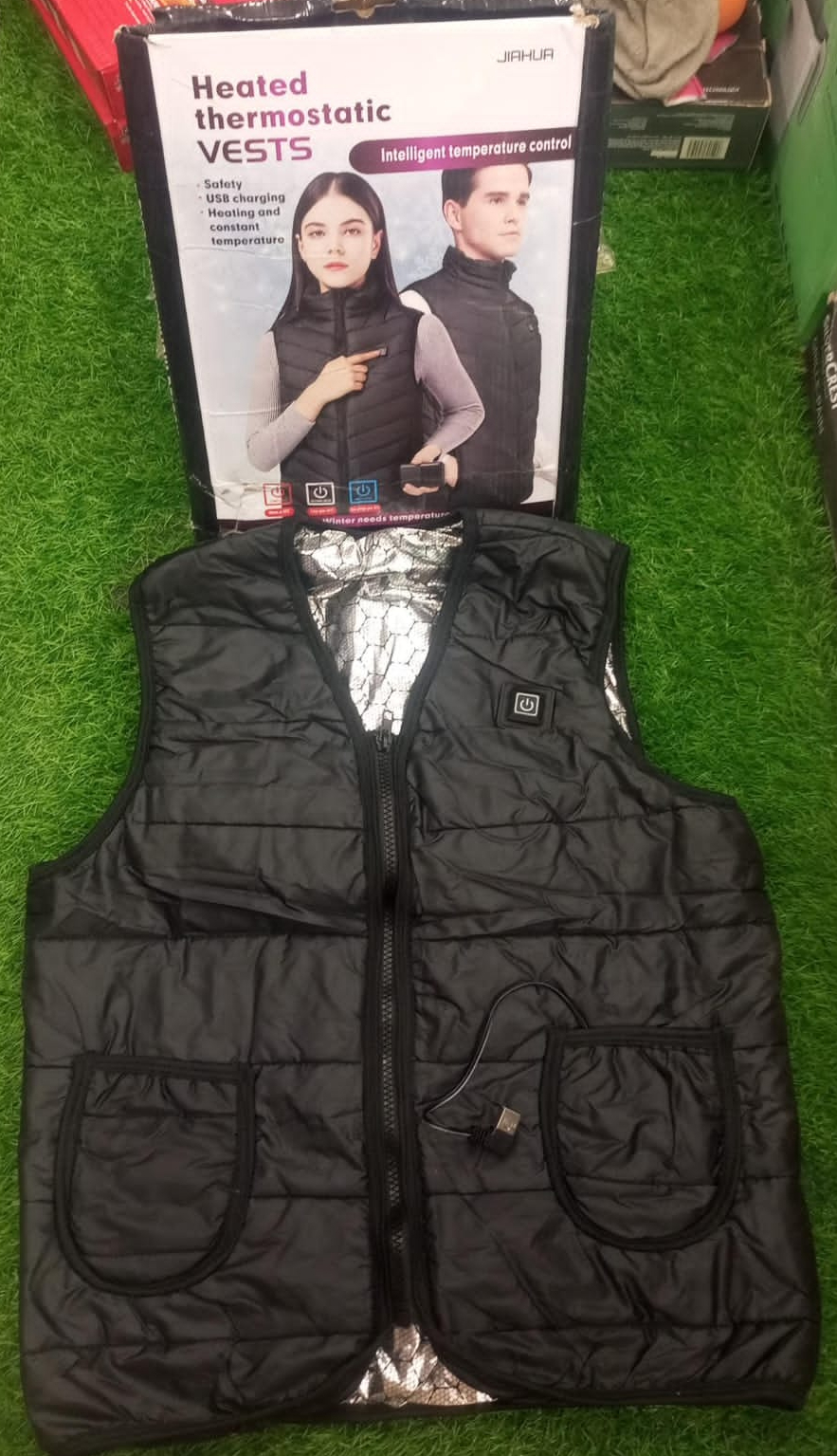 ca50d478262bbaa40d29d40242195612 Heated Thermostatic Vest Safety USB Charging Heating And Constant Temperature Comfortable Wear - Image 3