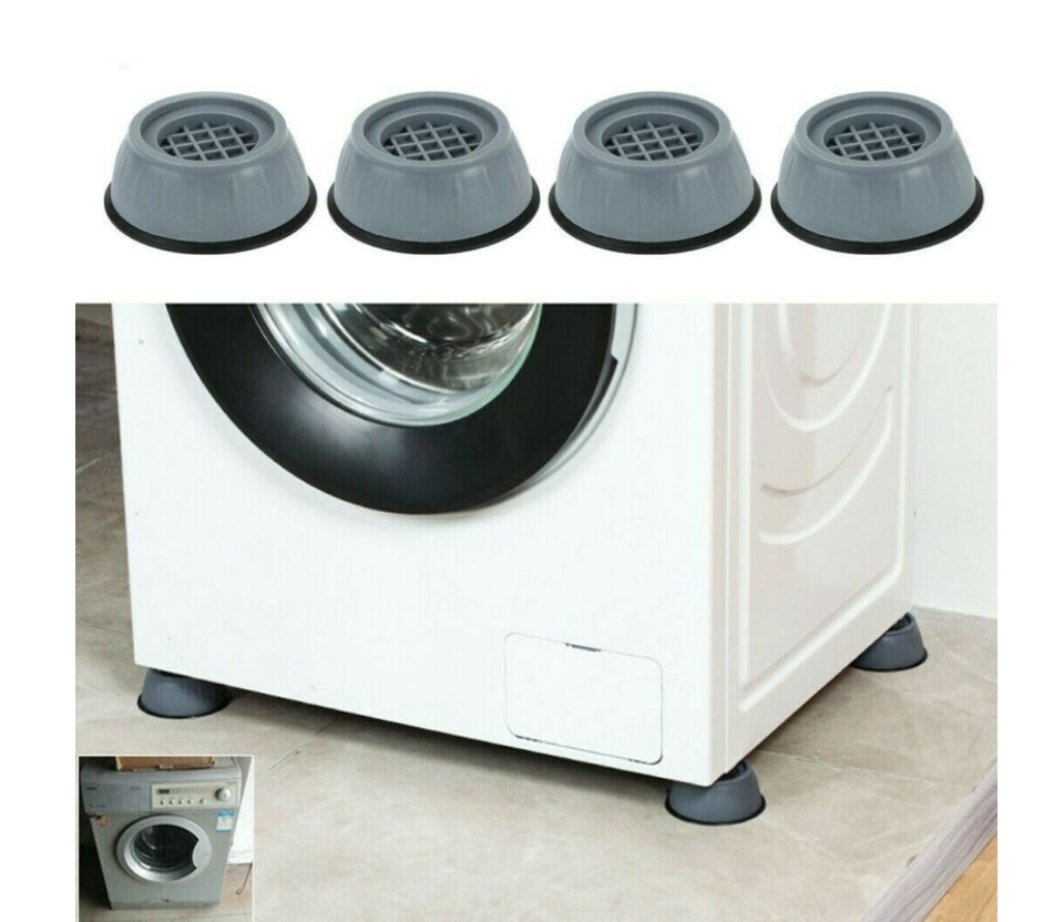 ca9c28c1c109a35e8e8ee578aae70bea 4Pcs Universal Anti‑Vibration Feet Pads | Washing Machine, Dryer, Refrigerator & Furniture Non‑Slip Rubber Mat (Big Size - Image 3