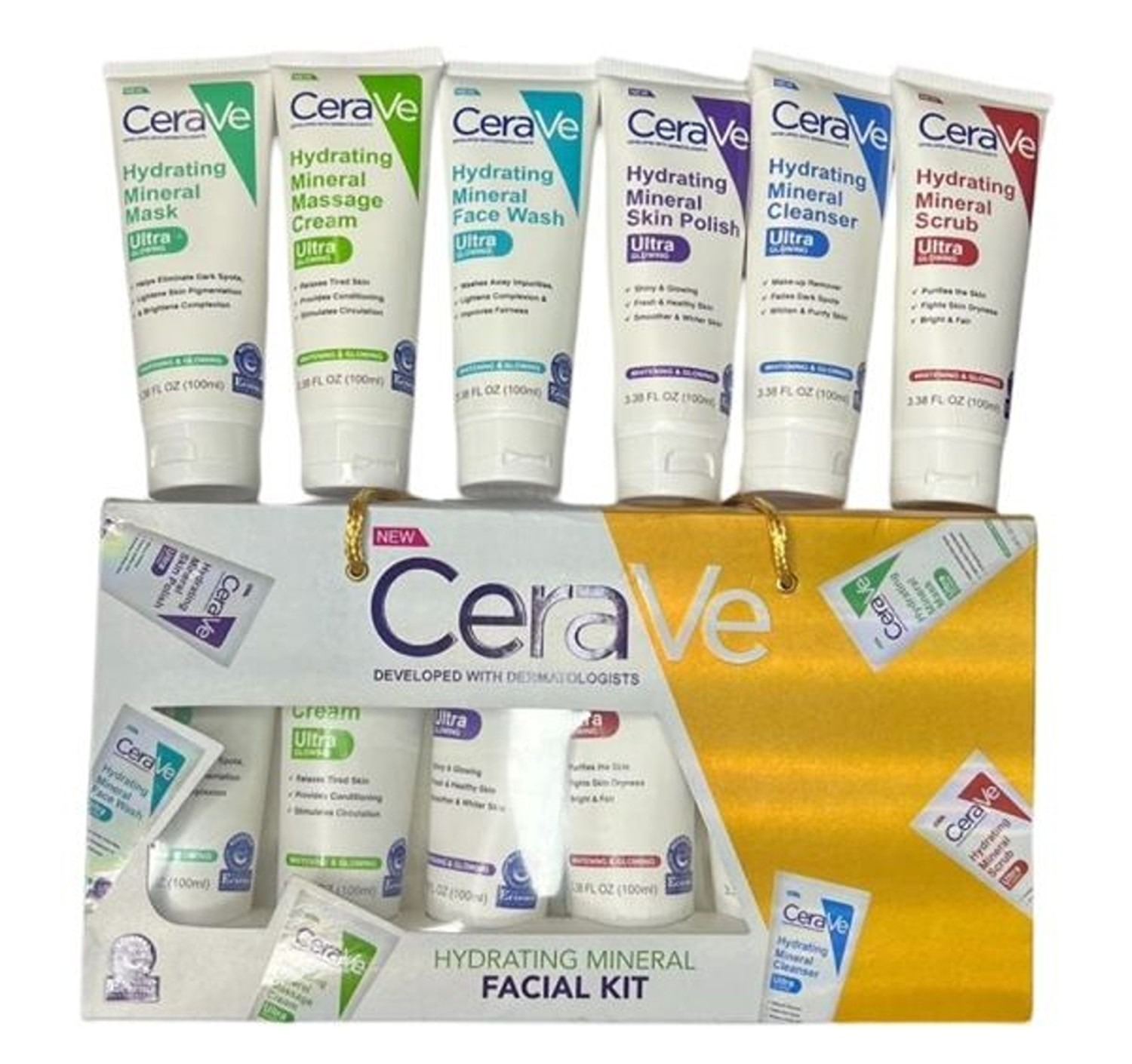 cacb2f0d2bbed6d9ca6ddd73a07548e9 CeraVe 6 In 1 Hydrating Mineral Facial Kit For Deep Cleansing, Brightening And Glowing Skin - Image 2
