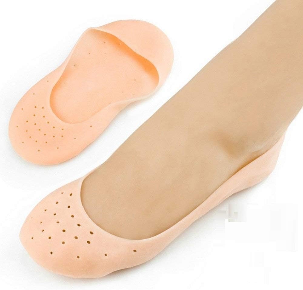cb9c960e3b34bf1af2171131fba33790 Full Heel Pain Anti Crack Silicone Set Anti Crack Full Length Socks – 1 Pair - Image 2