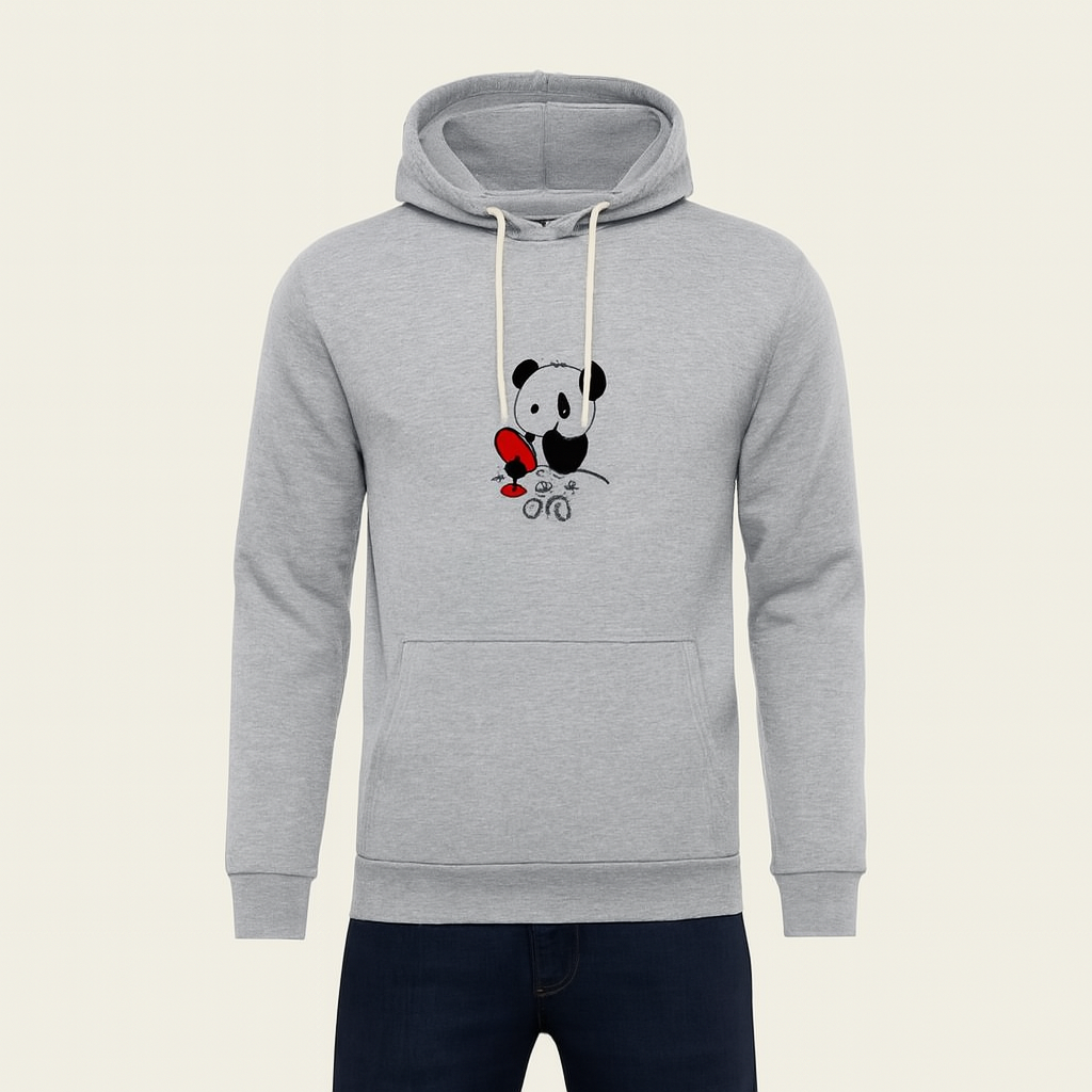 cba521f21733042ad8940669ca1e8dae Premium Grey Bear Print Hoodie for Men & Boys – Summer Casual Collection