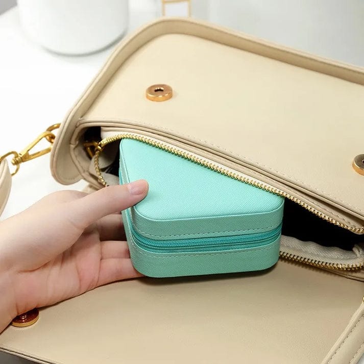 cbb4436cac50fa2fe01df87de5afb993 QSJ-178 Mini Jewelry Organizer – Compact Storage Box, Elegant and Practical Accessory for Women- RANDOM COLOUR - Image 3