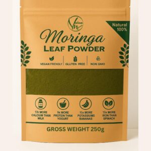 Organic Moringa Leaf Powder | Natural Superfood For Weight Loss, Immunity Boost, Energy Support & Height Growth | Refine