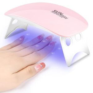 UV Led Lamp For Nails 6W Nail Lamp Light With Timer Mini Portable Nail Dryer Usb Gel Nail Polish Lamp For Nail Art Desig