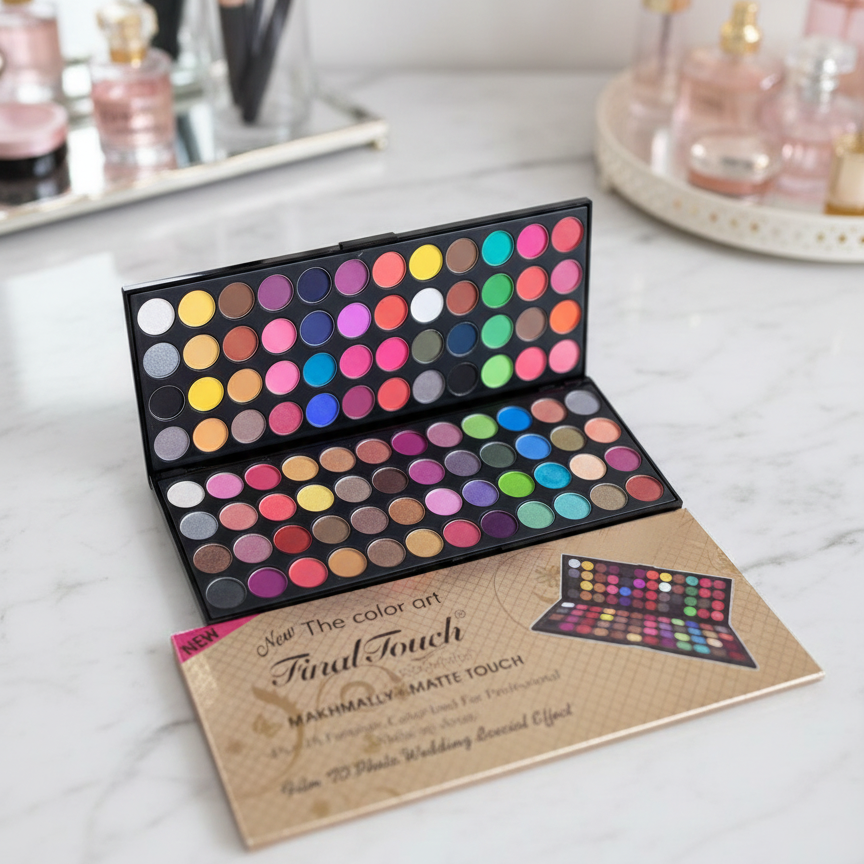 cd9f8dfb0eb63c2c276b7999dd0e904c Final Touch Eyeshadow Palette | 96 Colors | Matte & Shimmer | Professional Makeup Kit