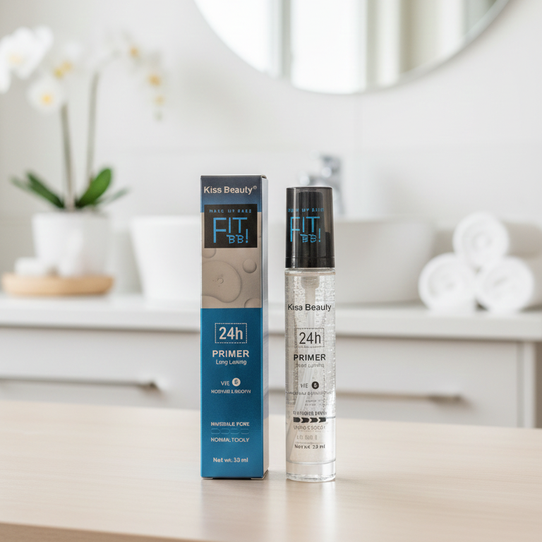 cdf66879f2779f61e99933638202475b Kiss Beauty 24H Face Makeup Primer Providing Smooth Base With Long Lasting Effect - 35ML