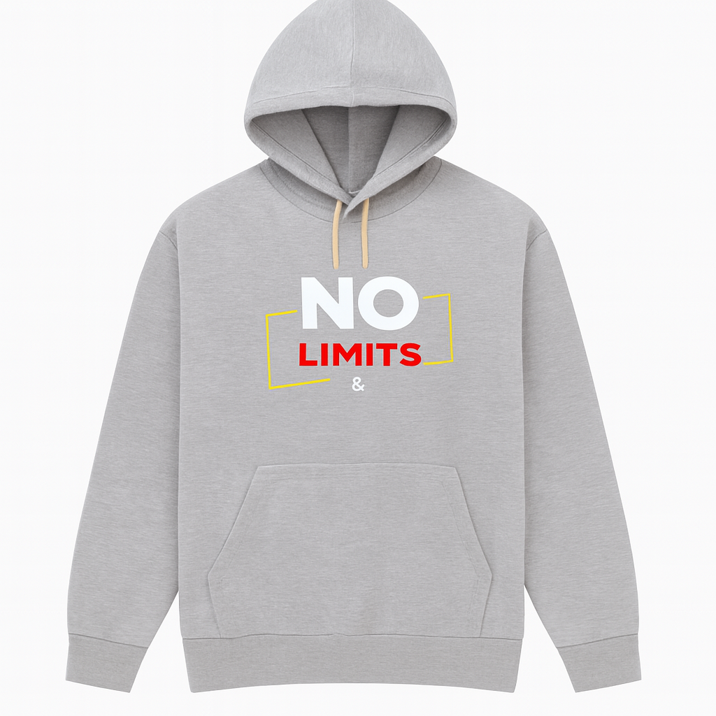 ce461e1455dfc3b411e06318c7524d52 No Limits Grey Hoodie – Premium Summer Collection for Men & Boys | Stylish, Comfortable & Casual Wear - Image 2