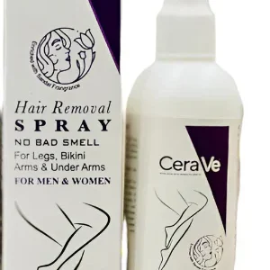 Cereve Hair Removal Spray for Women – Fast, Painless Hair Removal for Legs, Arms & Body, Smooth Skin at Home | Hair