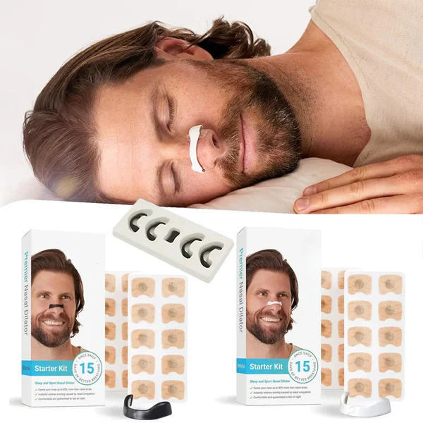 cf94d6bd2338b1fe9fb95cad07d15a44 Sleep-Co Magnetic Nose Strips | Next-Gen Nasal Dilator Starter Kit For Easy Breathing, Anti-Snoring Relief, And Comforta - Image 3