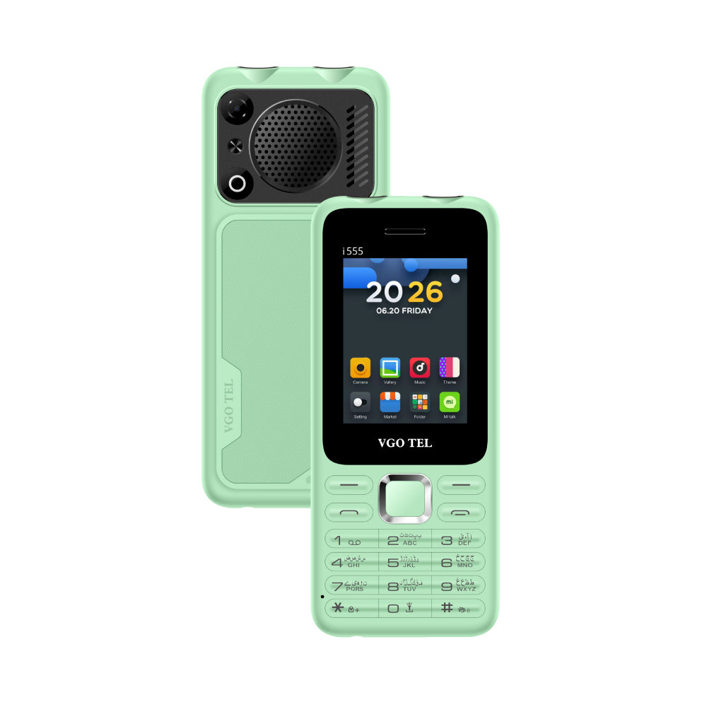 d2f372a143ae839d78b623c6db81bec1 VGO TEL i555 Rugged Feature Phone | 2.4" Display | Dual SIM | Loud Speaker | Big Battery | Salmon Pink - Image 2