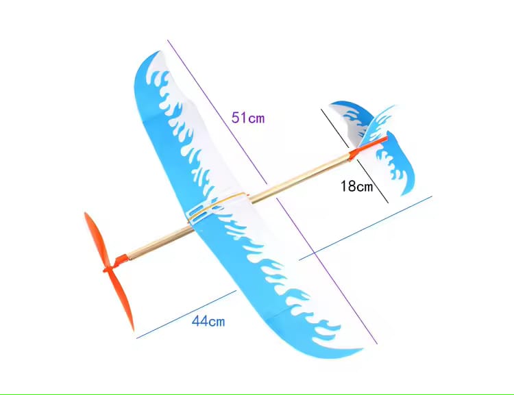 d42f21e677d478db9115bf9c96c0a2f4 Airplane Inertial Foam Glider Aircraft Toy Plane Model Outdoor Toy Educational Toys Good Quality (Random Color) - Image 3