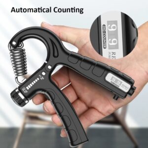 Adjustable Exerciser Hand Gripper With Counter Strengthener Adjustable Resistance Wrist Strengthener Strength Trainer Pr