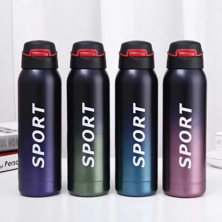 d735d89ed440202299c4261974a25417 Stainless Steel Double Wall Vacuum Flask | 500 ml Sports Water Bottle | With Straw | Insulated - Image 4