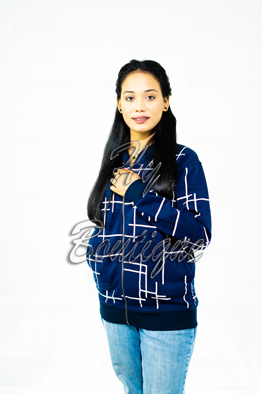 d7c14e6b56ba727321f904a203250078 Polka Dot Zipper Jacket for Women & Girls | Stylish, Warm & Trendy Winter Wear | Comfortable Casual Outerwear