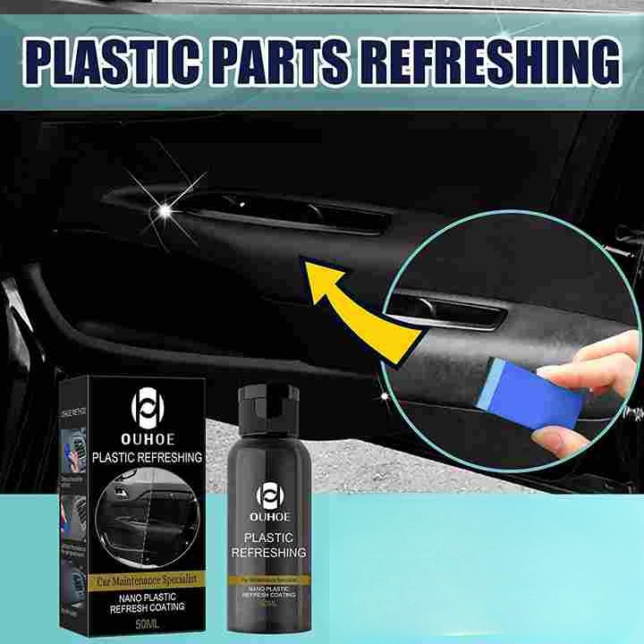 d827c4c7fce0555da91b53d9c546c838 Ouhue Plastic Refreshing Nano Coating – Advanced Car Interior And Exterior Plastic Restorer For A Like-New Shine And Lon - Image 2